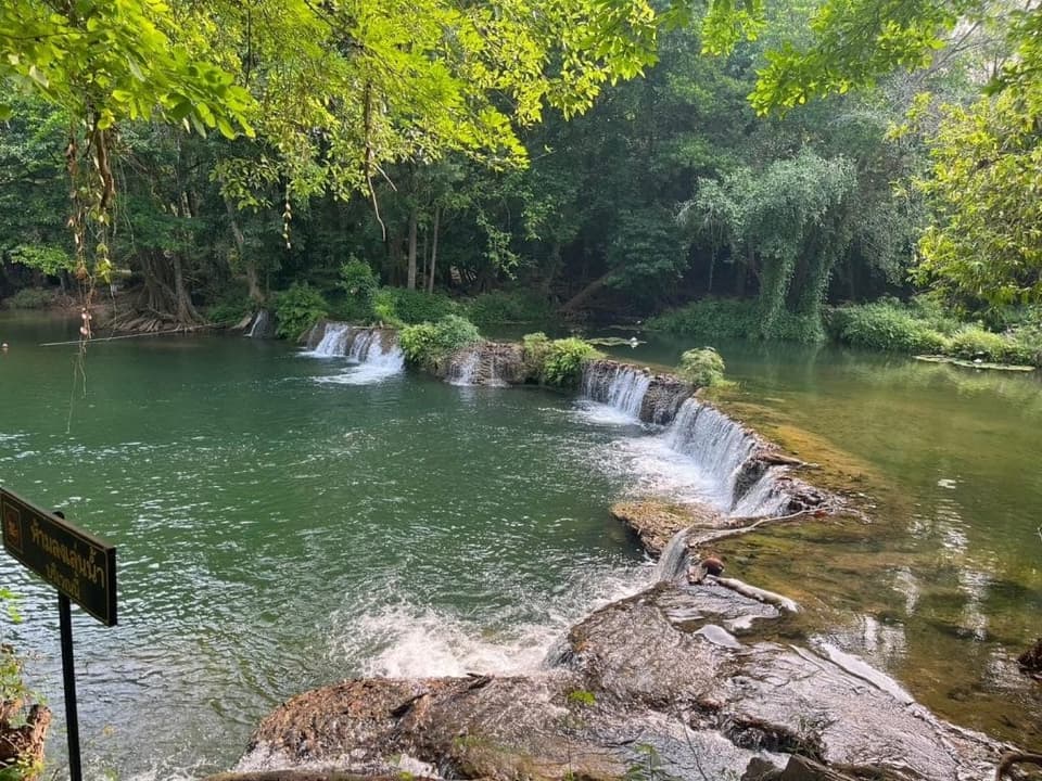 สถานที่เที่ยว เที่ยวสงกรานต์ เที่ยวหน้าร้อน น้ำตกเจ็ดสาวน้อย