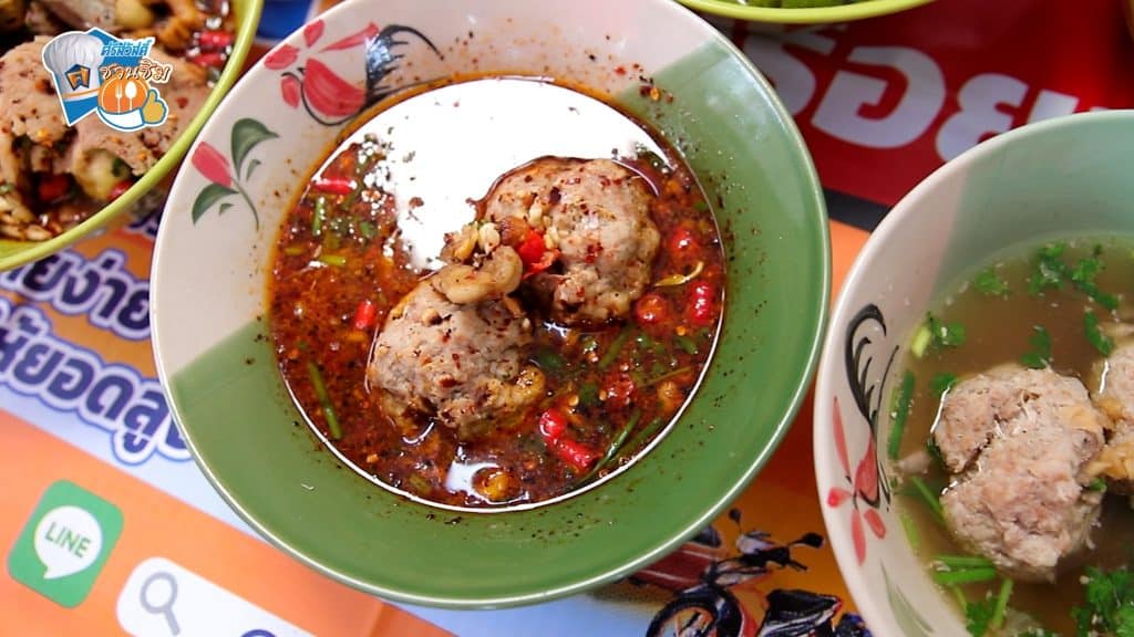 รีวิวของอร่อย ก๋วยเตี๋ยวหมูสับต้มยำรสจัดจ้าน